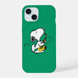 Peanuts Snoopy Saxophone Player iPhone 15 Case