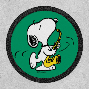 Peanuts   Snoopy Saxophone Player Patch