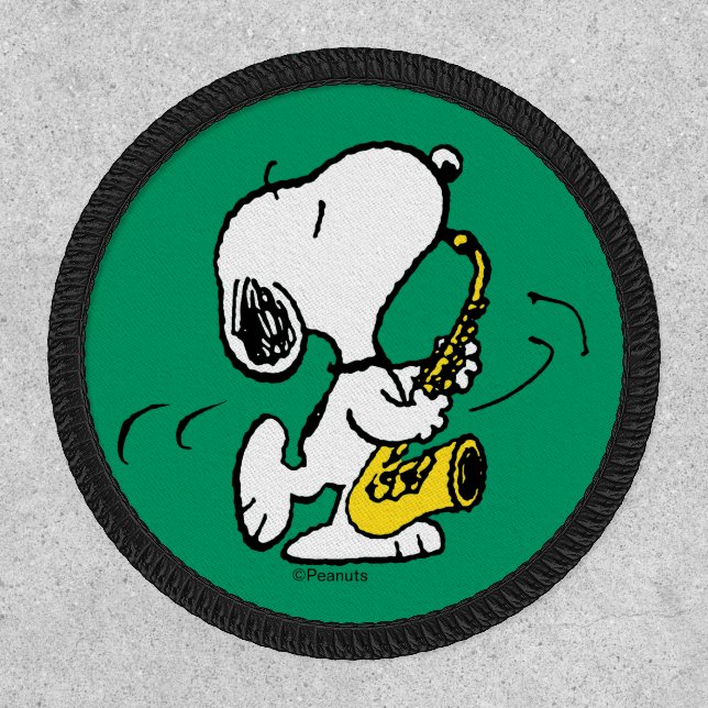 Peanuts | Snoopy Saxophone Player Patch (Front)