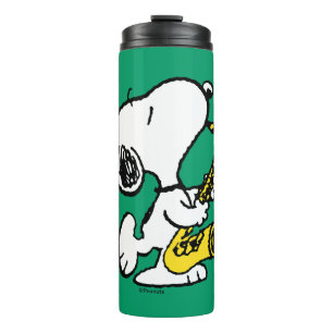 Peanuts   Snoopy Saxophone Player Thermal Tumbler