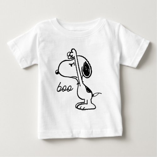 Peanuts  Snoopy Scared You Baby T_Shirt