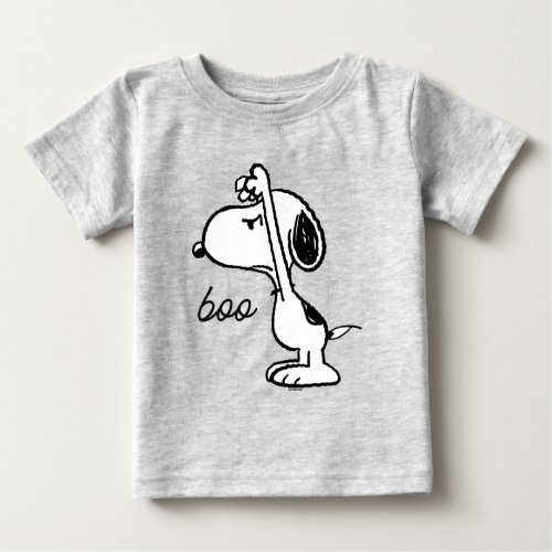 Peanuts  Snoopy Scared You Baby T_Shirt