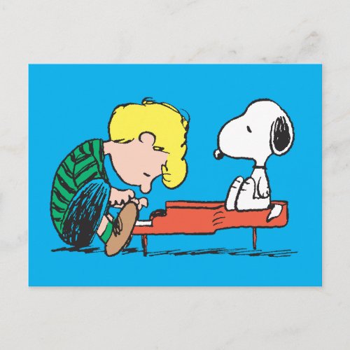Peanuts | Snoopy & Schroeder at the Piano