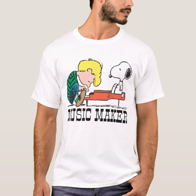 Peanuts | Snoopy & Schroeder at the Piano T-Shirt (Front)