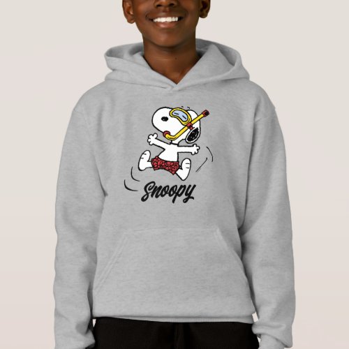 Peanuts  Snoopy Scuba Diver Hoodie