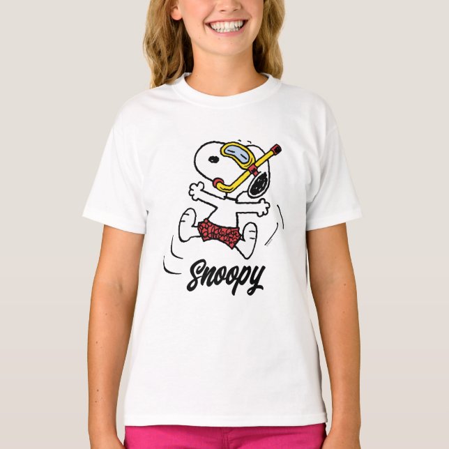 Peanuts | Snoopy Scuba Diver T-Shirt (Front)