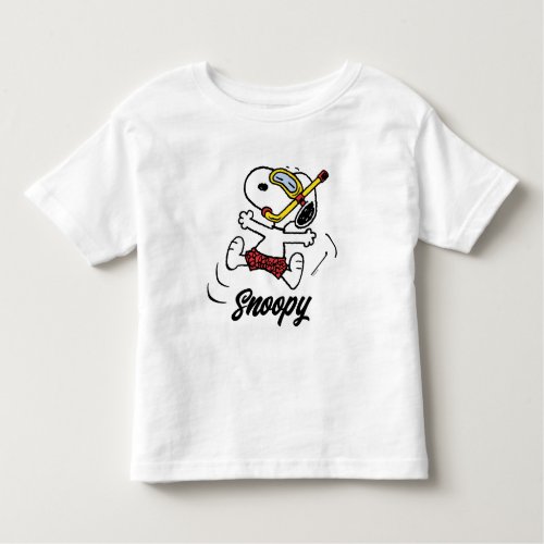 Peanuts  Snoopy Scuba Diver Toddler T_shirt