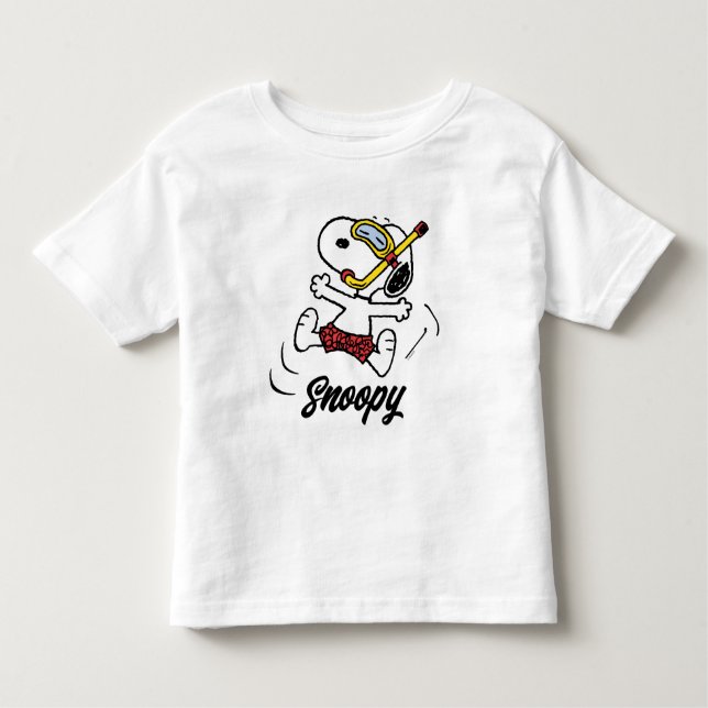 Peanuts | Snoopy Scuba Diver Toddler T-shirt (Front)