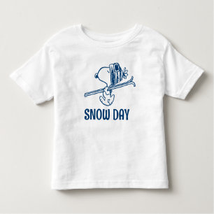 Peanuts Snoopy Ski Trip Add Name Toddler T-shirt