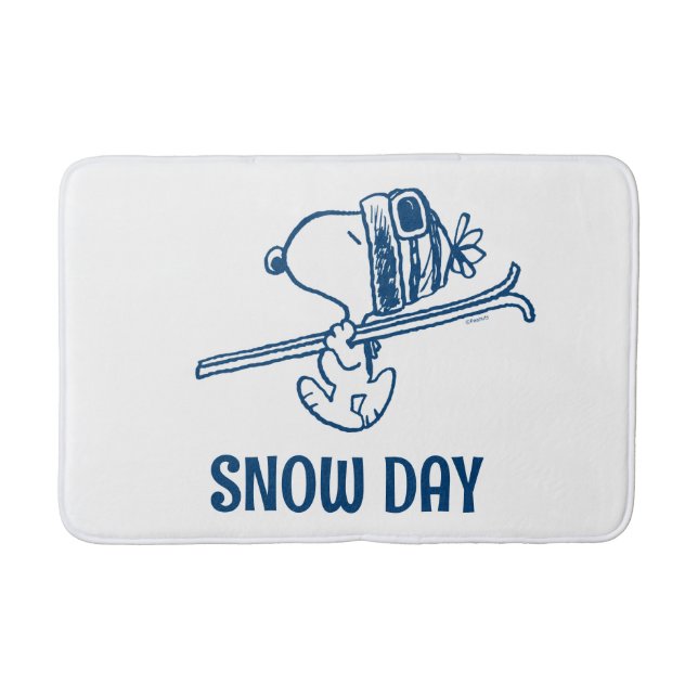 Peanuts | Snoopy Ski Trip Bath Mat (Front)