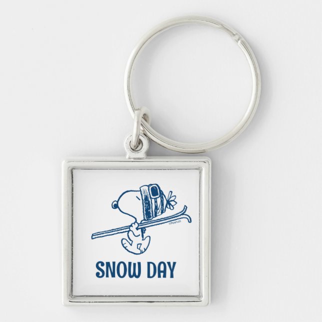 Peanuts | Snoopy Ski Trip Keychain (Front)