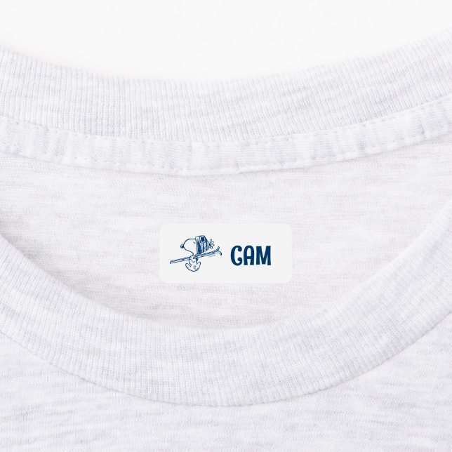 Peanuts | Snoopy Ski Trip Kids' Labels (Affixed)