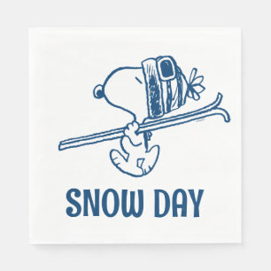 Peanuts Snoopy Ski Trip Napkins