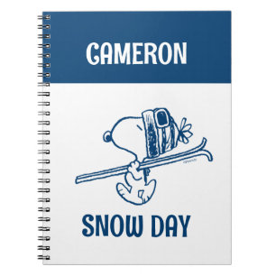 Peanuts Snoopy Ski Trip Notebook