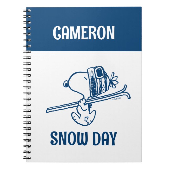 Peanuts | Snoopy Ski Trip Notebook (Front)