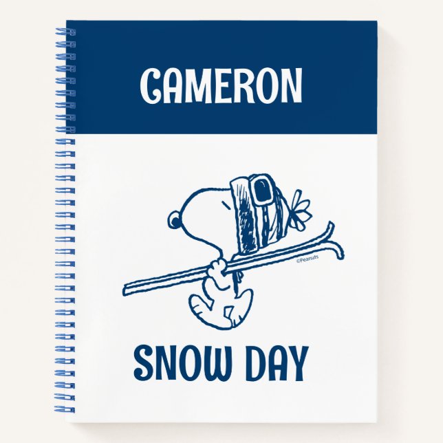 Peanuts | Snoopy Ski Trip Notebook (Front)