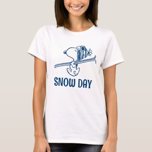 Peanuts  Snoopy Ski Trip T_Shirt