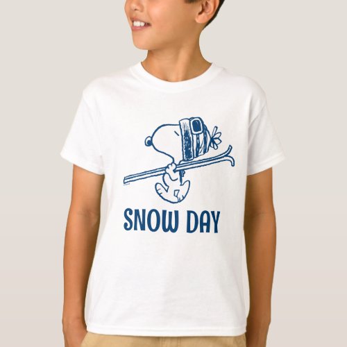 Peanuts  Snoopy Ski Trip T_Shirt