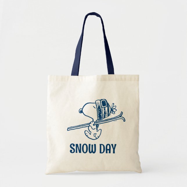 Peanuts | Snoopy Ski Trip Tote Bag (Front)