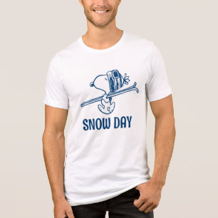 Peanuts Snoopy Ski Trip Tri-Blend Shirt