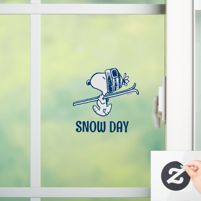 Peanuts | Snoopy Ski Trip Window Cling (Home)