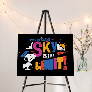 Peanuts Snoopy Sky Is The Limit Graduation Foam Board