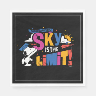 Peanuts Snoopy Sky Is The Limit Graduation Napkins