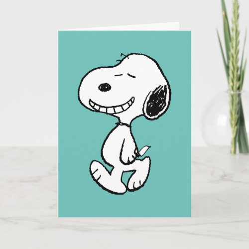 Peanuts  Snoopy Smile  Add Your Photo Card