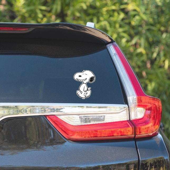 Peanuts | Snoopy Smile Sticker (Car Side)