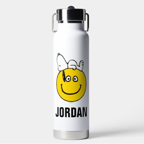 Peanuts  Snoopy Smiley Face Water Bottle
