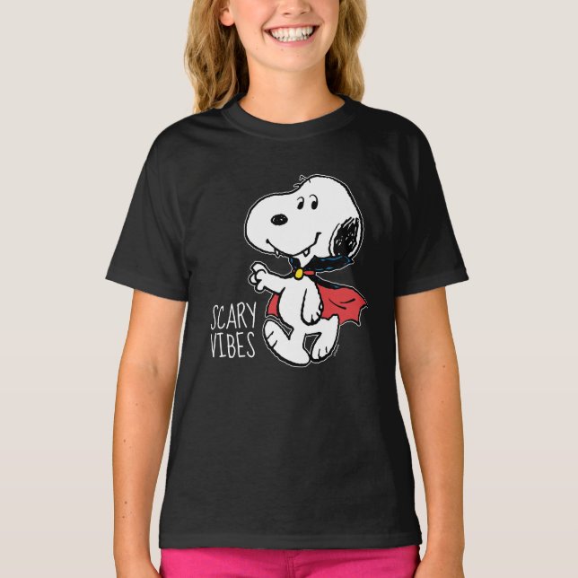 Peanuts | Snoopy Smiling Vampire T-Shirt (Front)