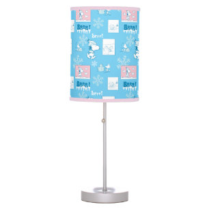 Peanuts Snoopy Snow Day Pattern Table Lamp