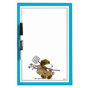 Peanuts   Snoopy Snow Warrior Dry Erase Board