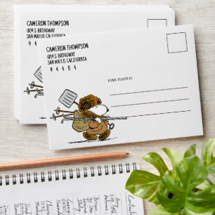 Peanuts Snoopy Snow Warrior Envelope