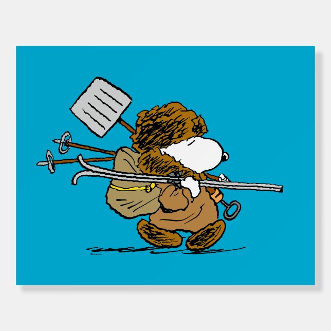 Peanuts | Snoopy Snow Warrior Foam Board (Front)