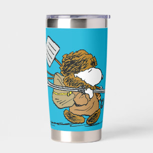 Peanuts   Snoopy Snow Warrior Insulated Tumbler