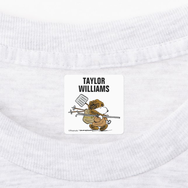 Peanuts | Snoopy Snow Warrior Kids' Labels (Affixed)