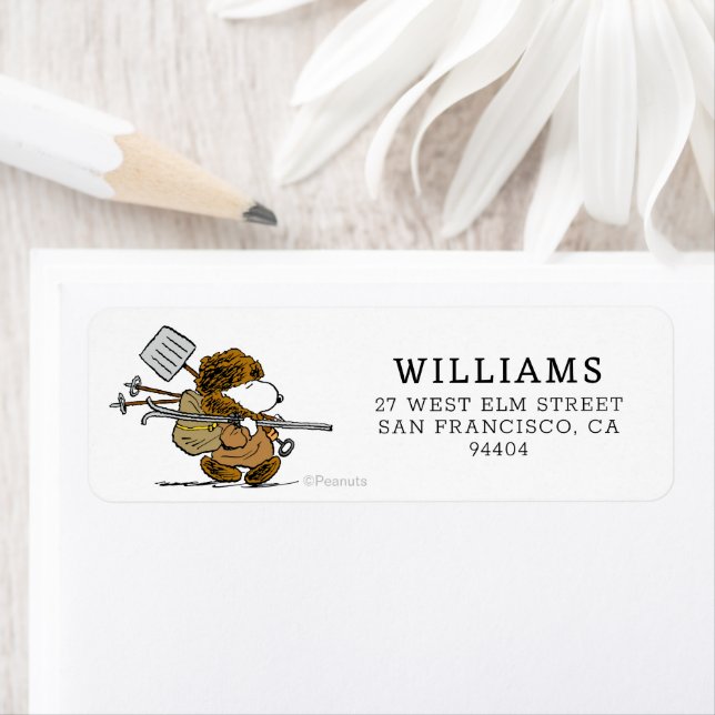 Peanuts | Snoopy Snow Warrior Label (Insitu)