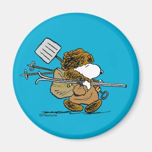 Peanuts   Snoopy Snow Warrior Magnet