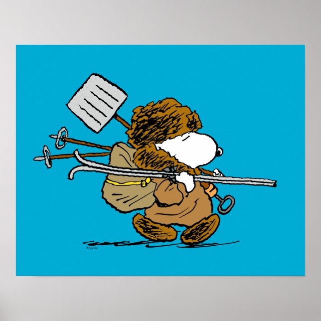 Peanuts | Snoopy Snow Warrior Poster (Front)