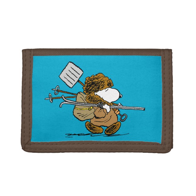 Peanuts | Snoopy Snow Warrior Trifold Wallet (Front)