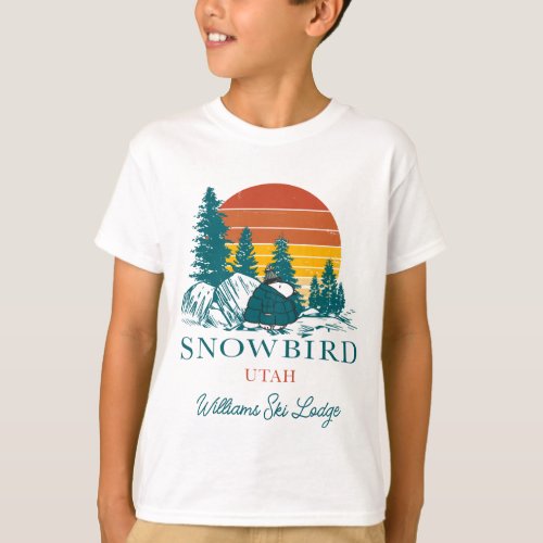 Peanuts  Snoopy Snowbird Utah T_Shirt