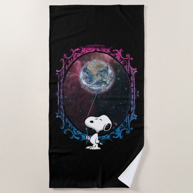 Peanuts | Snoopy Spaced Out Balloon Beach Towel (Front)