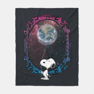 Peanuts Snoopy Spaced Out Balloon Fleece Blanket