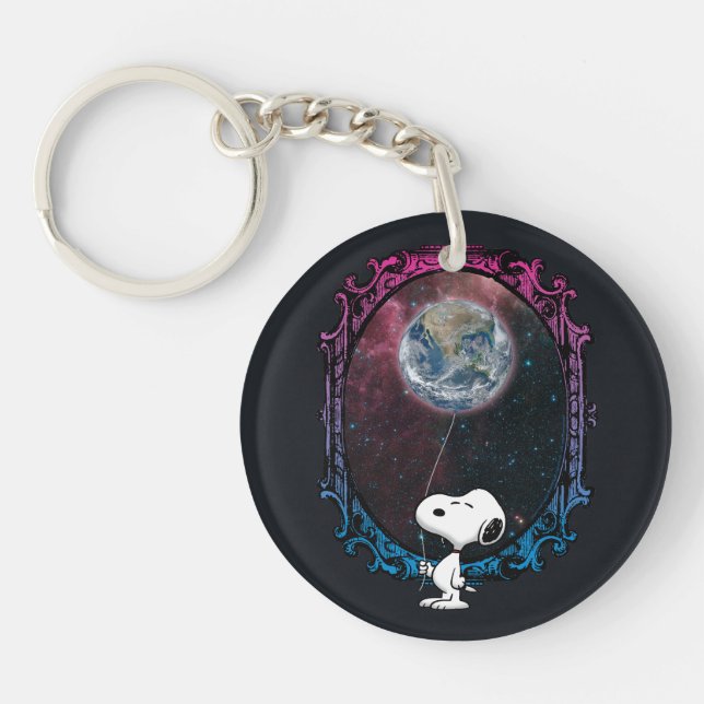 Peanuts | Snoopy Spaced Out Balloon Keychain (Front)
