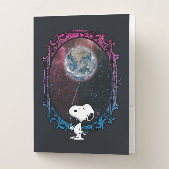 Peanuts | Snoopy Spaced Out Balloon Pocket Folder (Front)