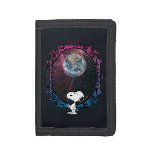 Peanuts   Snoopy Spaced Out Balloon Trifold Wallet