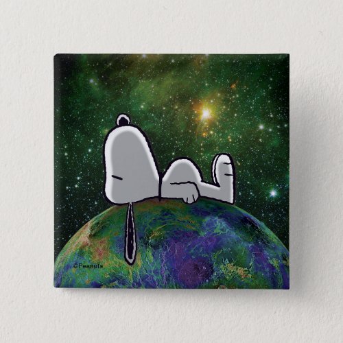 Peanuts  Snoopy Spaced Out Button