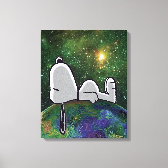 Peanuts | Snoopy Spaced Out Canvas Print (Front)