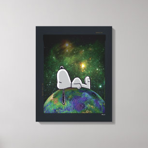 Peanuts Snoopy Spaced Out Canvas Print